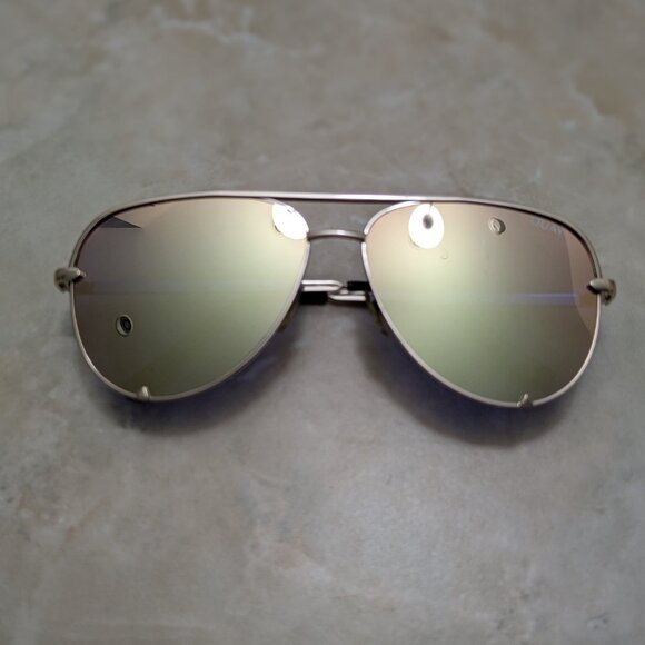 Quay High Key Sunglasses-Gold main image 7